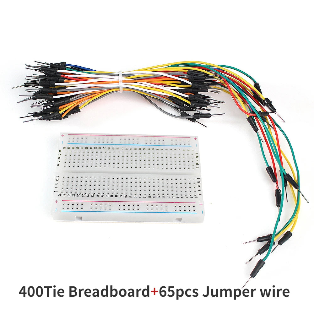 MB-102 Prototype Breadboard 400 830 Points Solderless PCB Bread Board Jumper Wires Cable Board DIY Dupont Wire for Arduino Kit