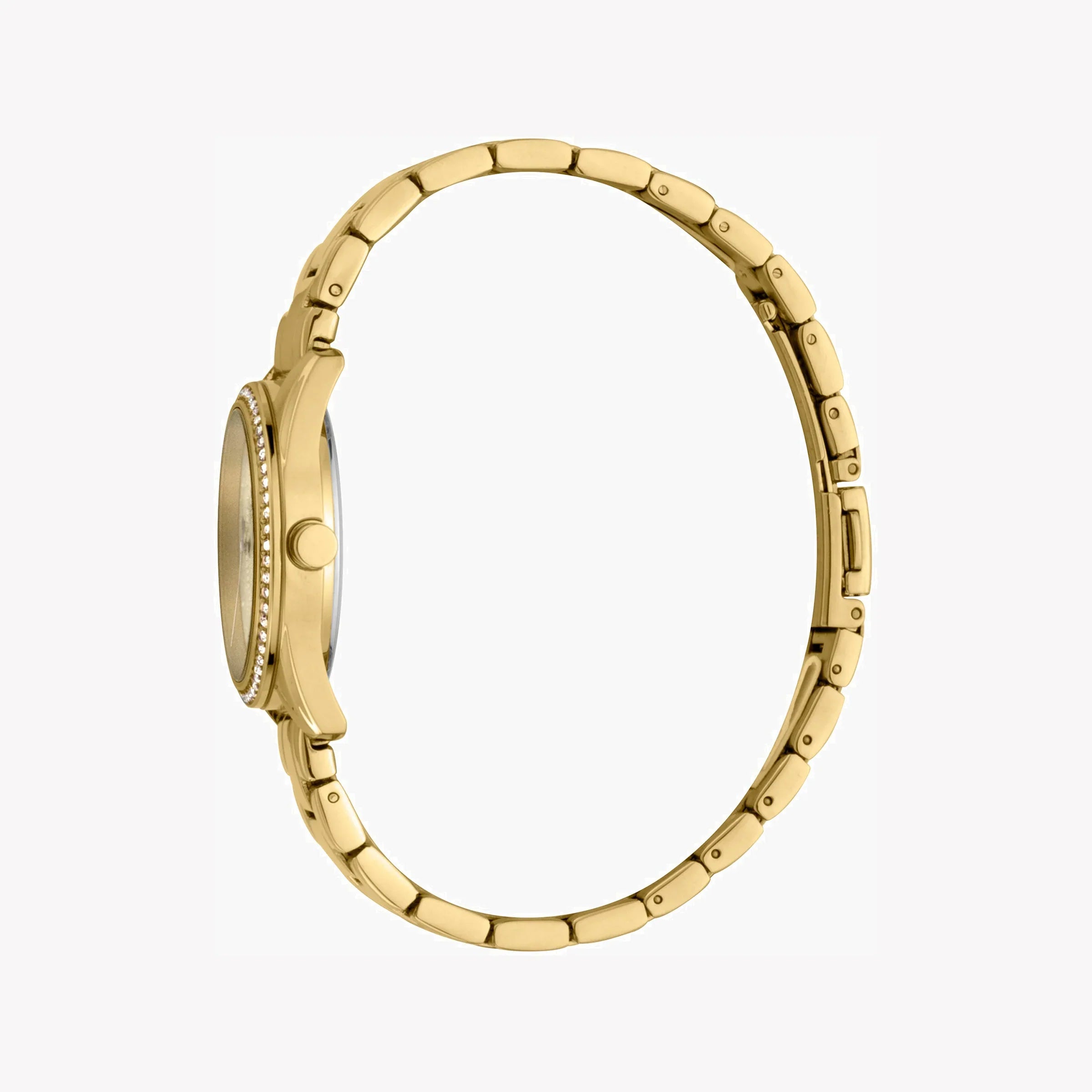 Esprit Women's Gold Stainless Steel Watch, Champagne Dial | Es1l158m0025