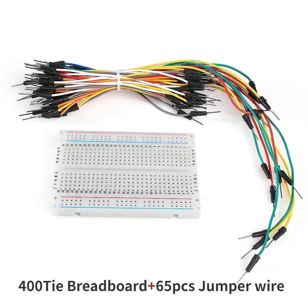 MB-102 Prototype Breadboard 400 830 Points Solderless PCB Bread Board Jumper Wires Cable Board DIY Dupont Wire for Arduino Kit