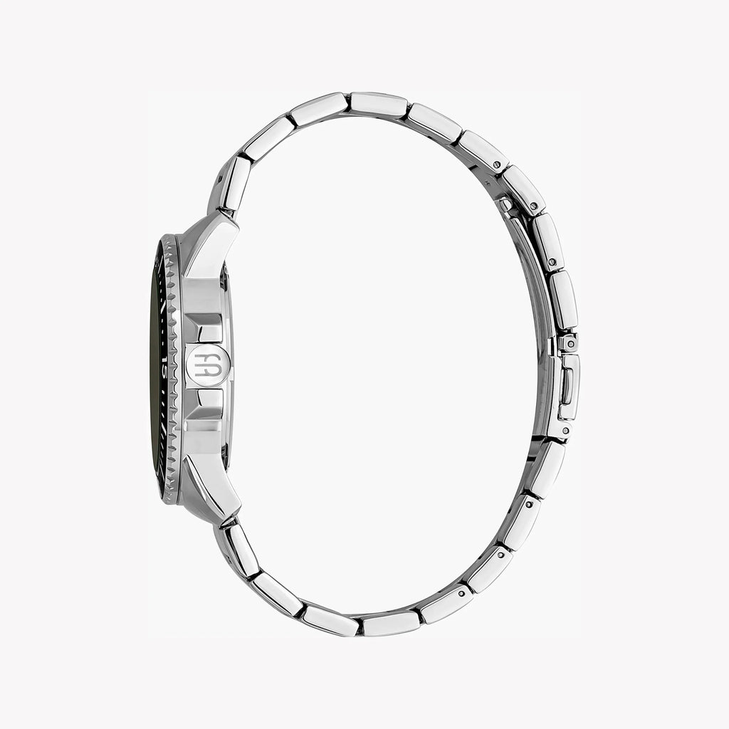 Esprit Men's Silver Stainless Steel Watch, Black Dial | Es1g051m0015