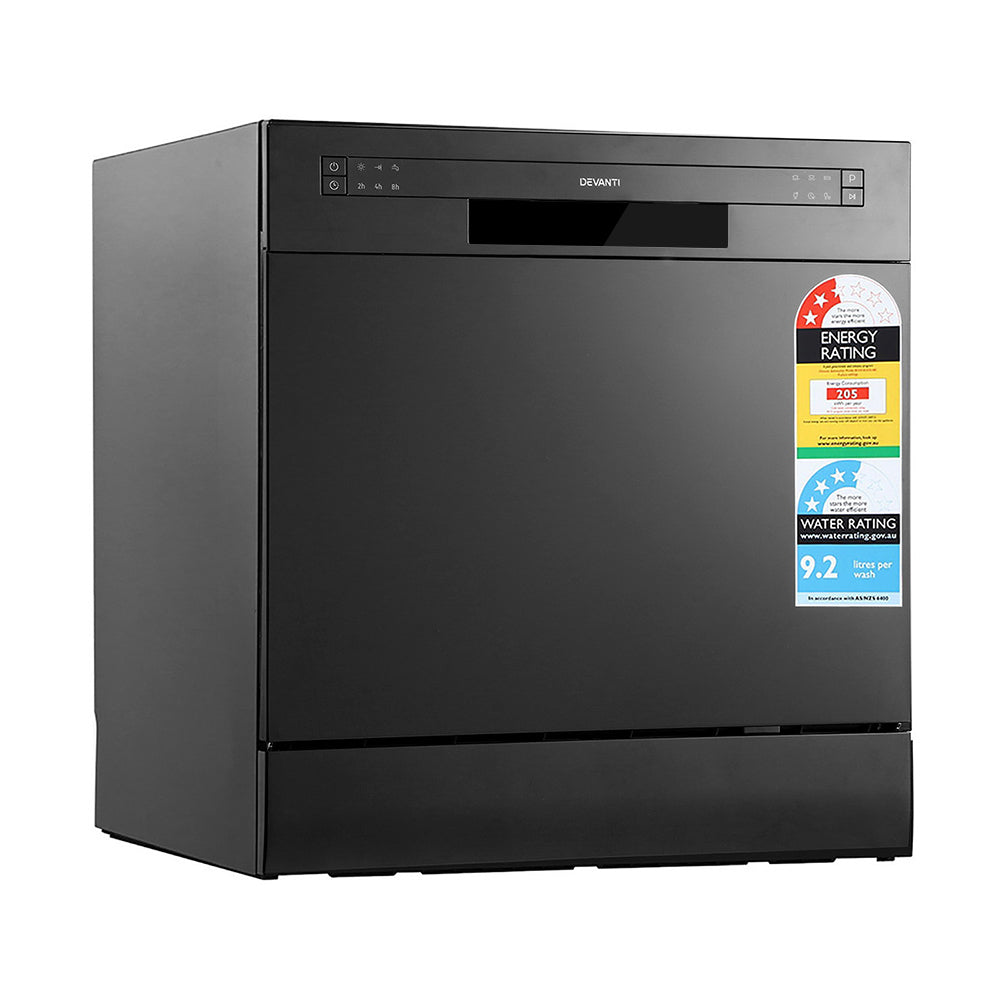 NNEDSZ Benchtop Dishwasher Counter Bench Top Freestanding Dish Washer 8 Place-0