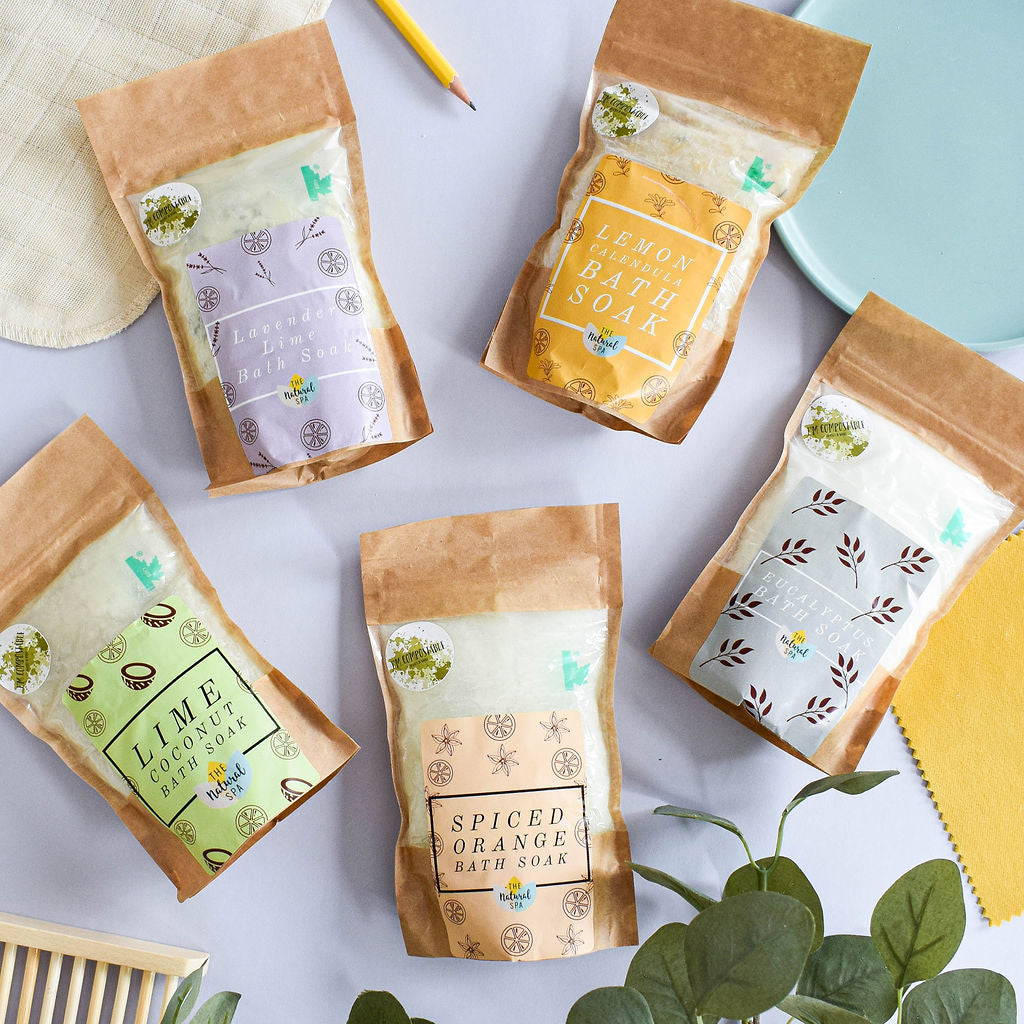 225g Eucalyptus Bath Soak - Compostable pouch-2