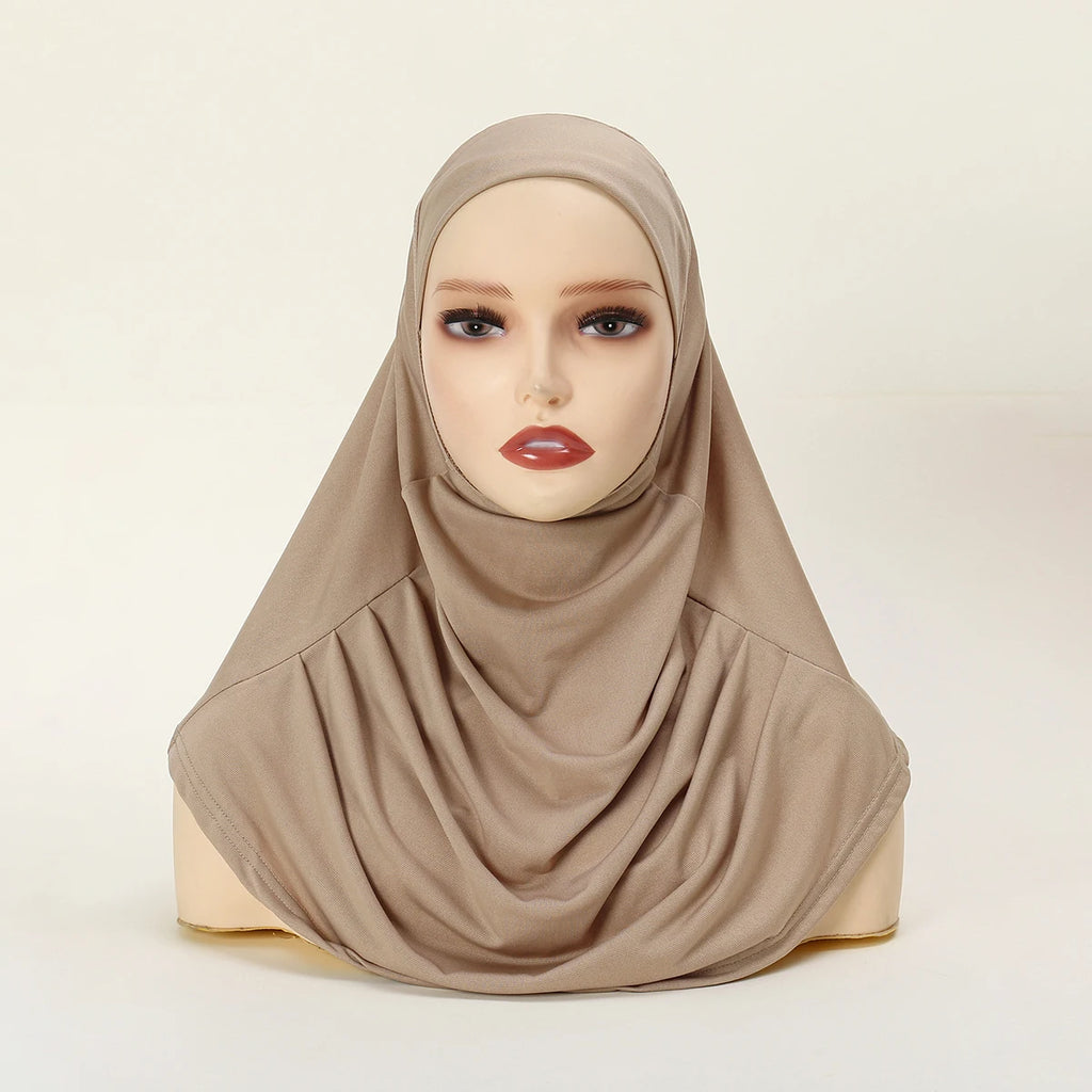 Islamic Modal Black Hijab Abaya Hijabs For Woman Abayas Jersey Hijab Scarf Muslim Dress Women Turbans Turban Instant Head Wrap