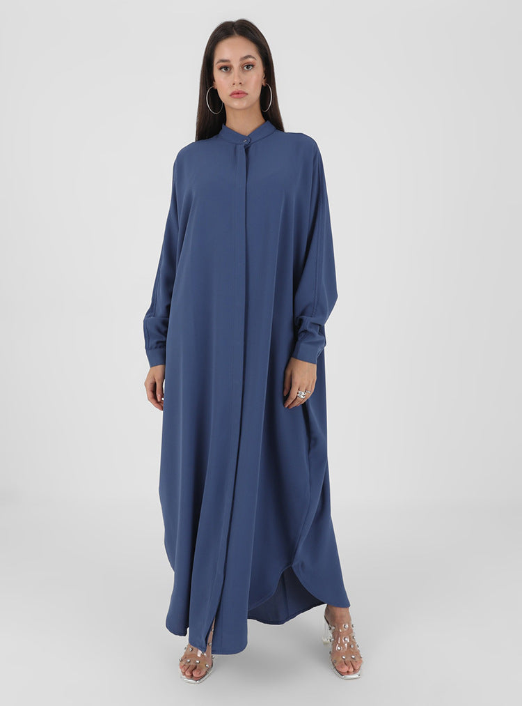 Abaya Dress Muslim Fashion Robe Abaya Ramadan Ladies Long Sleeve Islamic Dress Middle East Abayas Women Clothing Without Hijab