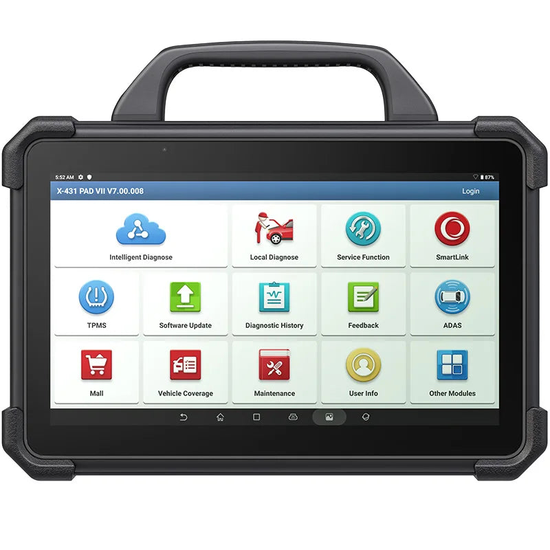 X-431 PAD7 LAUNCH Car Diagnostic Tools J2534 Smartlink Automotive Scanner Auto Online Programming OBD Scan 2 Years Free Update