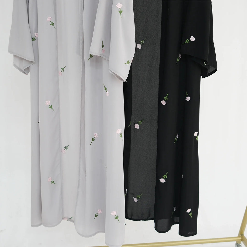 Abaya for Women Dresses Jalabiya Embroidery Ramadan Eid Muslim Morocco Dubai Abayas Party Kaftan Islam Arab Long Robe Vestidos