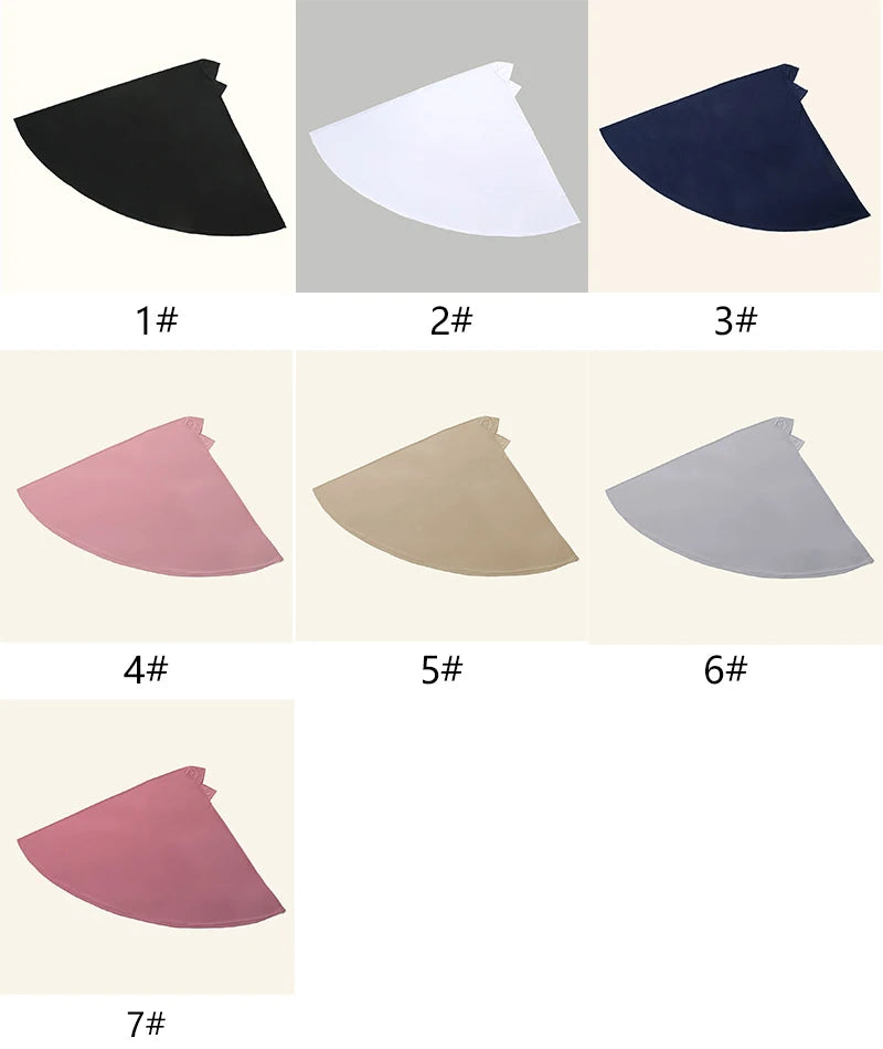 Muslim Abayas Full Cover Women Colthes Solid Color Inner Hijab Long Shawl Premium Cotton Hemp Hijab Ramadan Prayer Women Dress