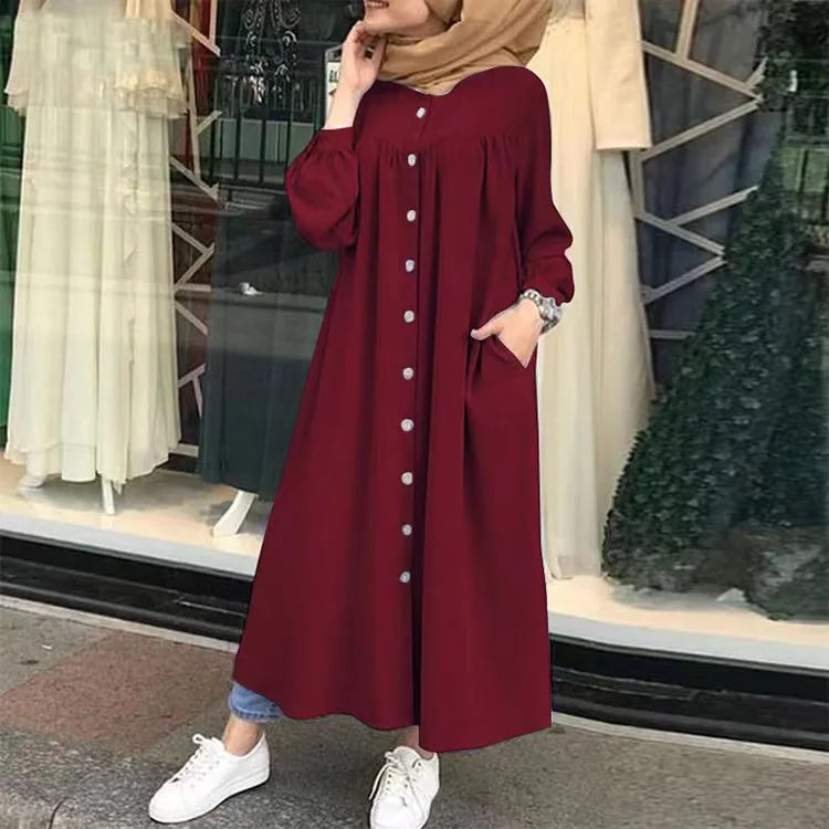 Muslim Abayas For Women Dubai Vintage Arabic Girl's Wear Hot Dresses Robe Caftan Kimono Femme élégant Musulman Islam