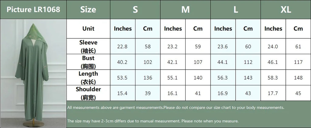 2025 Women's Dresses Embroidery Luxury Abaya Dubai Womens Clothing Front Open Abaya and Hijab 2 Piece Set Islamic Clothing