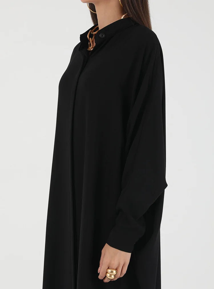 Abaya Dress Muslim Fashion Robe Abaya Ramadan Ladies Long Sleeve Islamic Dress Middle East Abayas Women Clothing Without Hijab
