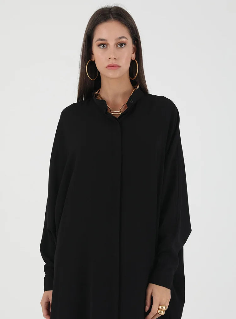 Abaya Dress Muslim Fashion Robe Abaya Ramadan Ladies Long Sleeve Islamic Dress Middle East Abayas Women Clothing Without Hijab