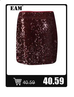 [EAM] High Elastic Waist Black Pattern Printed Long Wide Leg Pants New Trousers Women Fashion Tide Spring Autumn 2025 1DJ0899