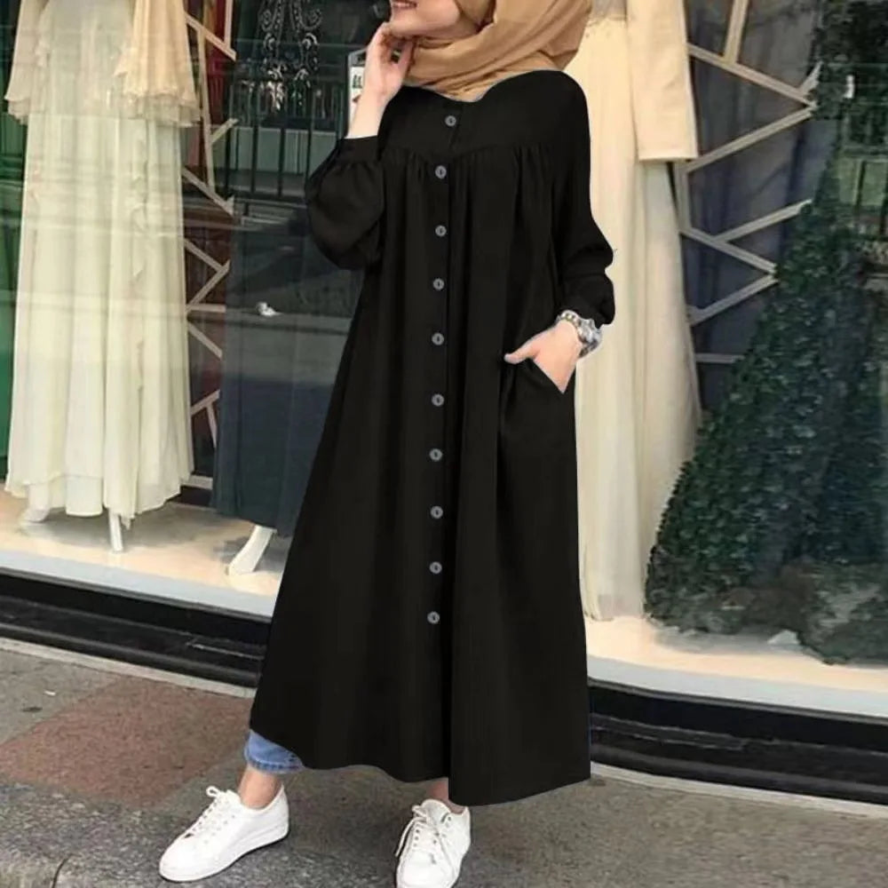 Muslim Abayas For Women Dubai Vintage Arabic Girl's Wear Hot Dresses Robe Caftan Kimono Femme élégant Musulman Islam