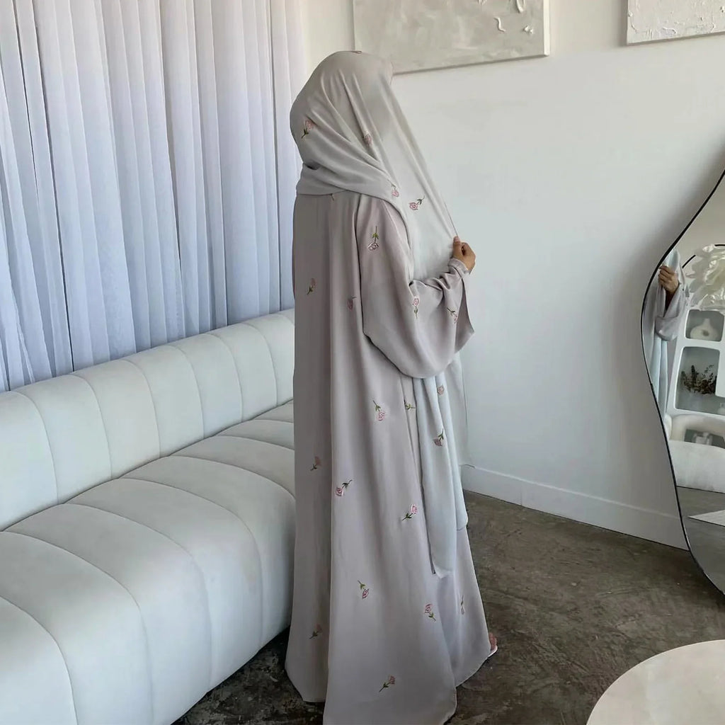 Abaya for Women Dresses Jalabiya Embroidery Ramadan Eid Muslim Morocco Dubai Abayas Party Kaftan Islam Arab Long Robe Vestidos