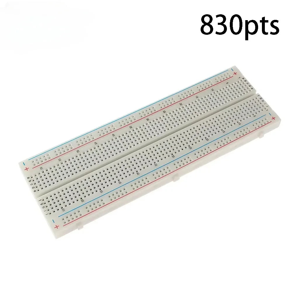 MB-102 Prototype Breadboard 400 830 Points Solderless PCB Bread Board Jumper Wires Cable Board DIY Dupont Wire for Arduino Kit
